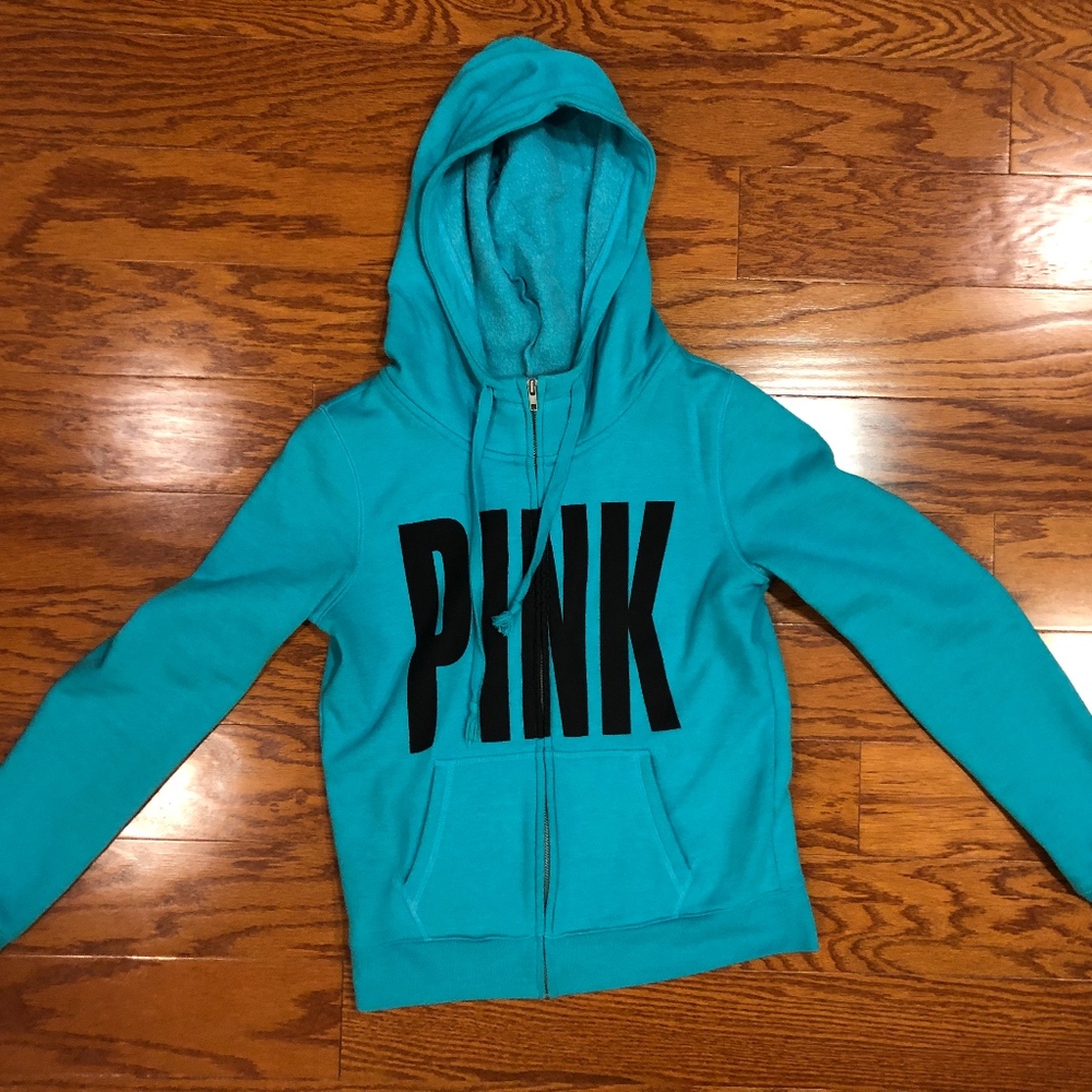 PINK by Victoria's Secret Blue Hoodie Sweatshirt